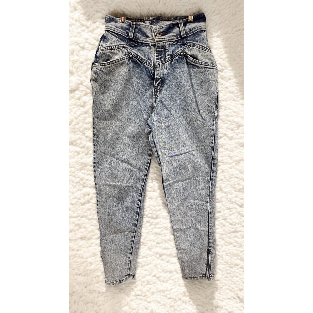 Vtg 80s 90s Levi's 900 Series Jeans Acid Washed Distressed High Waisted 25"X27"